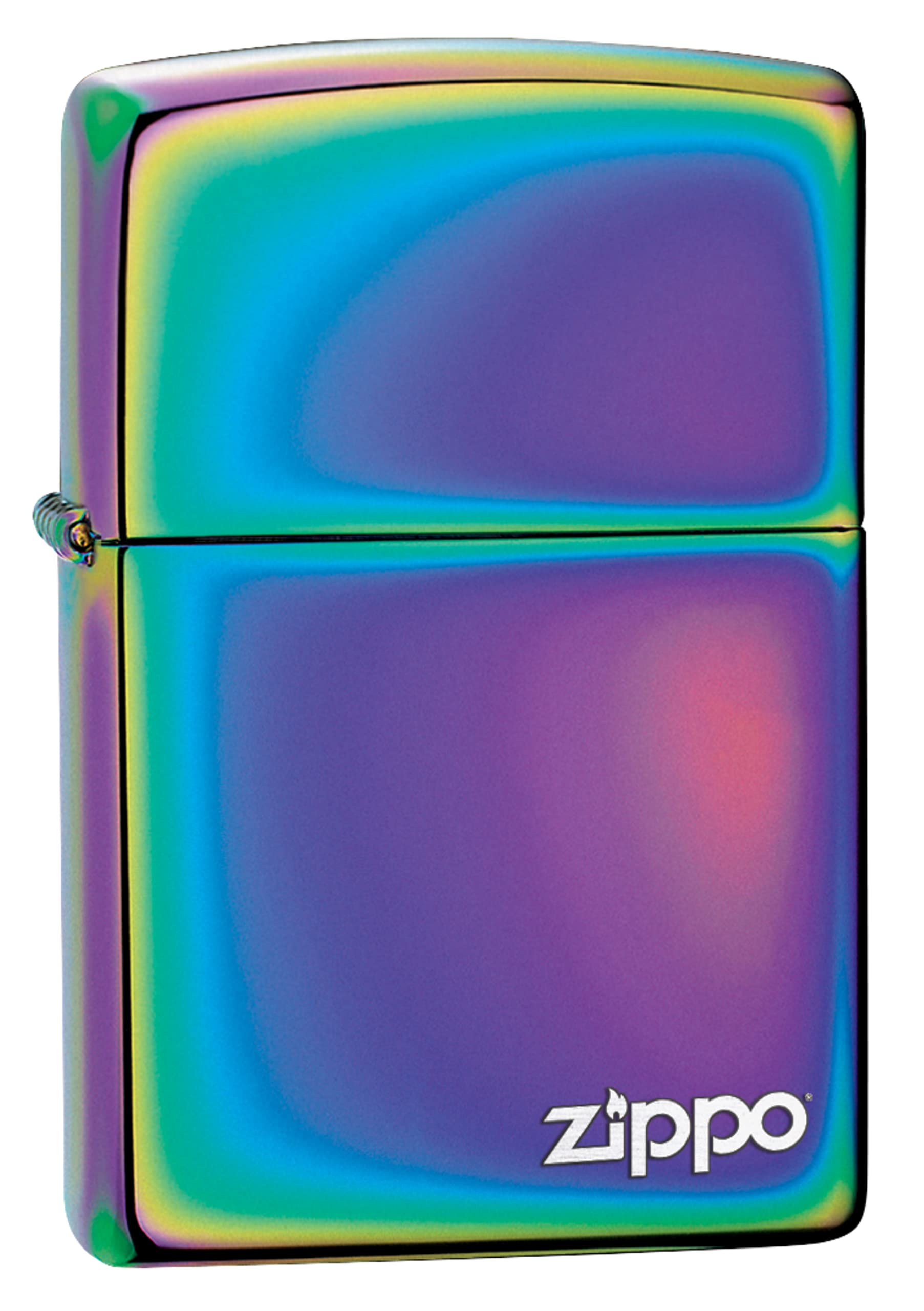 Zippo Zapalniczka – z logo, mosiądz, Spectrum, 3,5 x 1 x 5,5